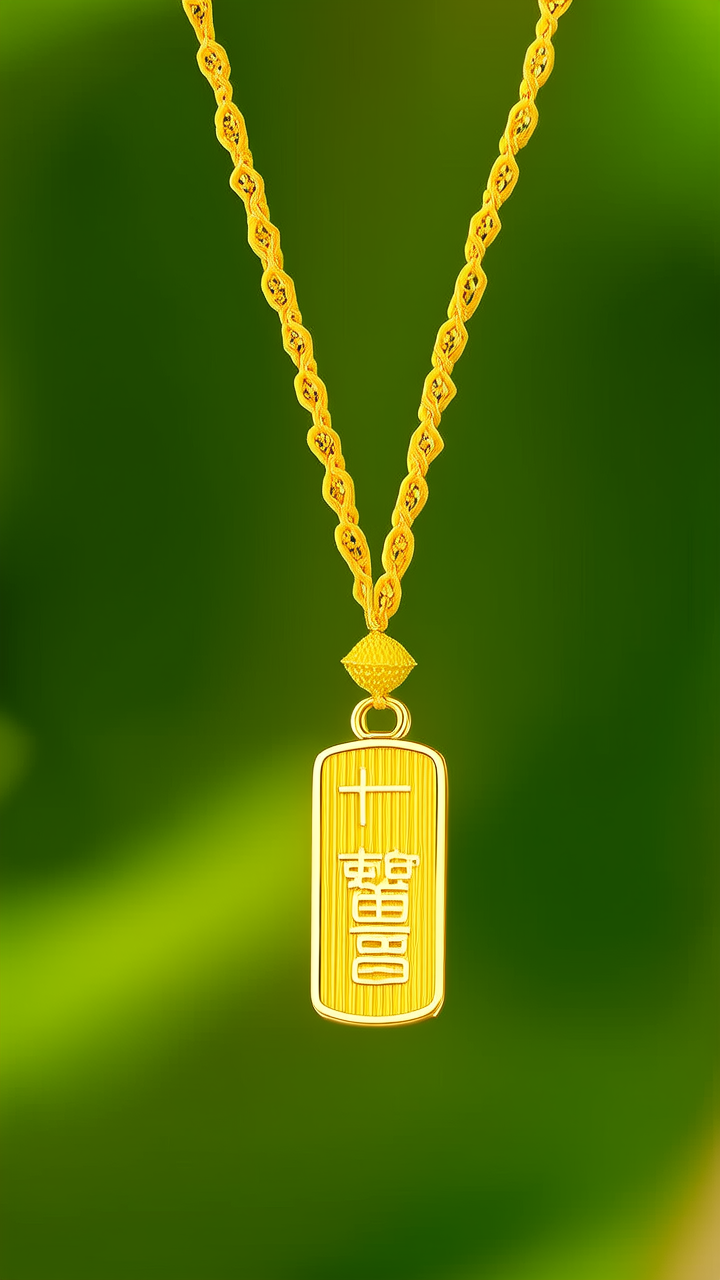 十克黄金吊坠图片 十克黄金吊坠图片